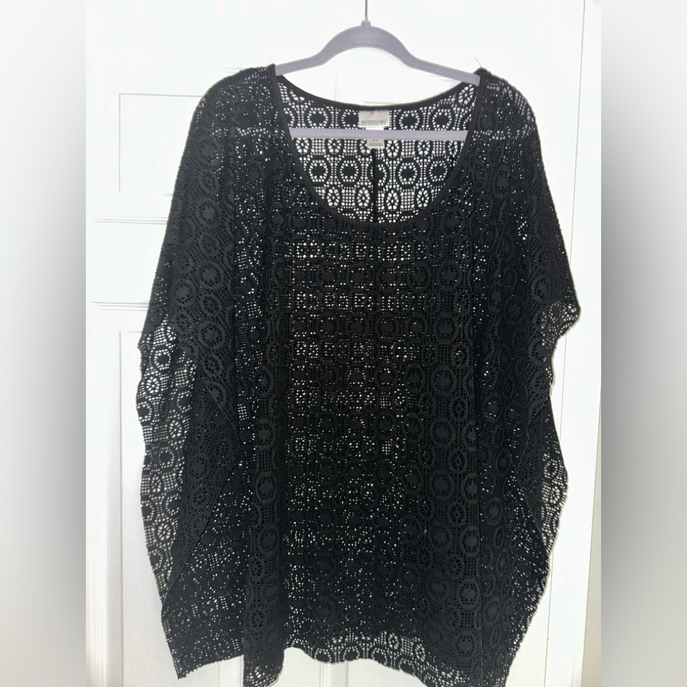 Black Lace Women Top